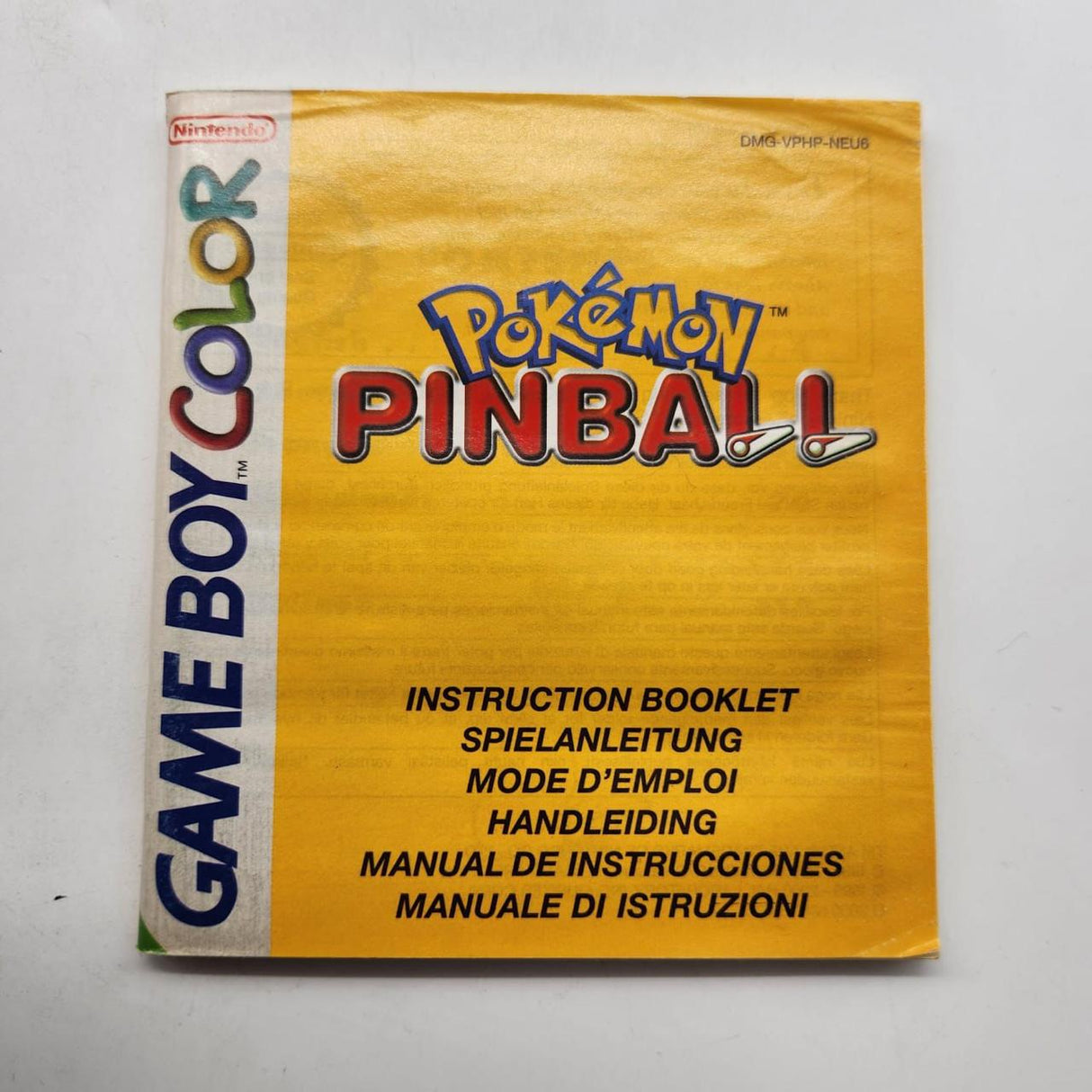 Pokemon Pinball Gameboy Color/Colour Game Boxed 01S4