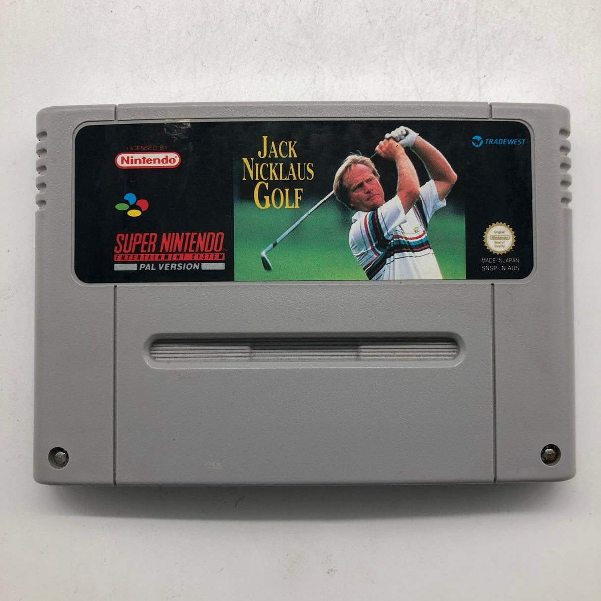 Jack Nicklaus Golf Super Nintendo SNES Cartridge PAL