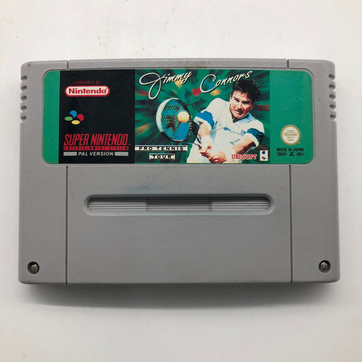 Jimmy Connors Pro Tennis Tour Super Nintendo SNES Cartridge PAL