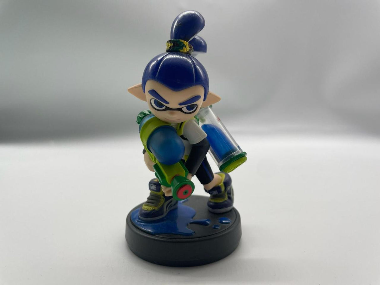 Blue Inkling Boy Splatoon Amiibo Figure