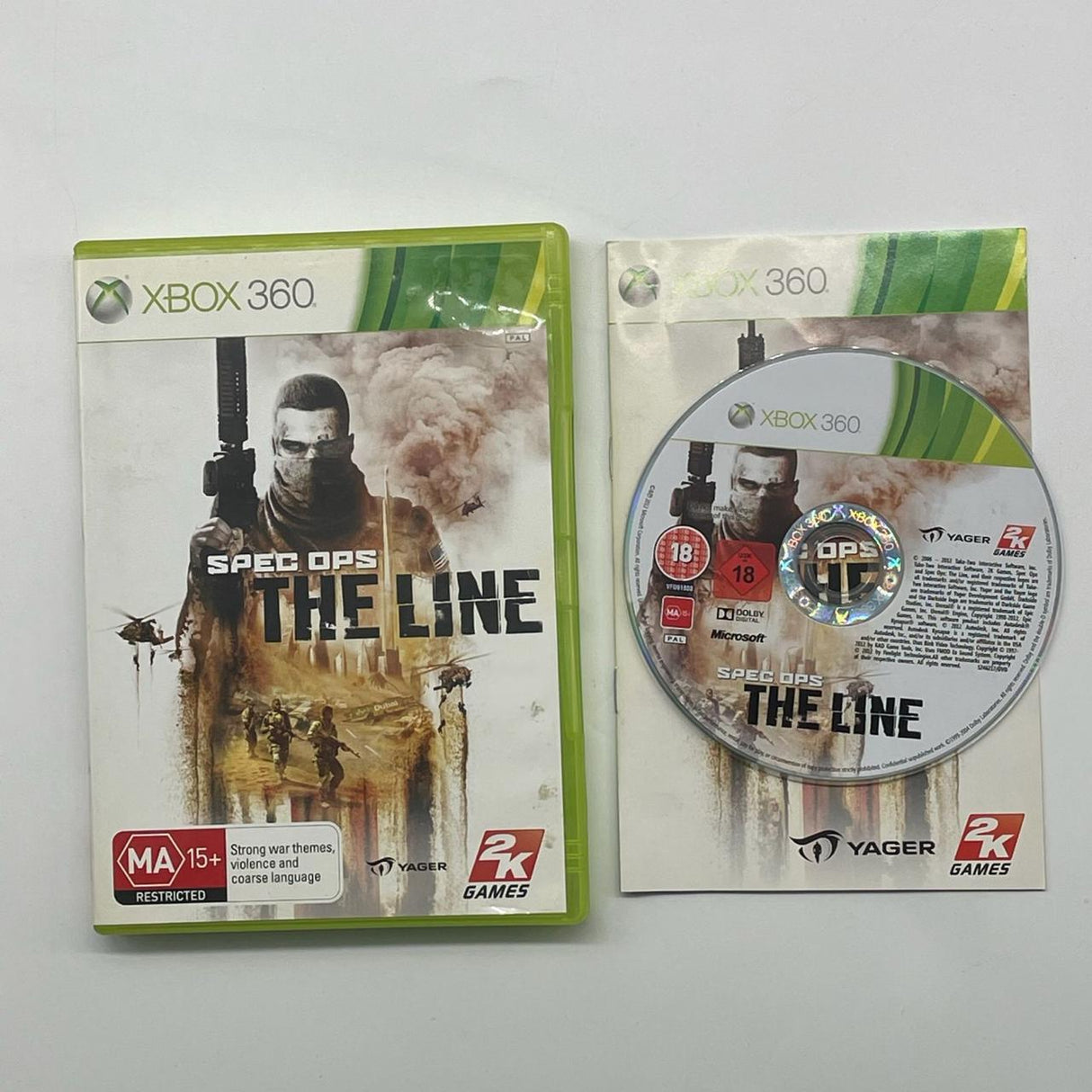 Spec OPS The Line Xbox 360 Game + Manual PAL