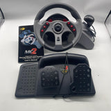 Mad Catz MC2 Racing Wheel & Pedals Playstation 2 PS2 PAL