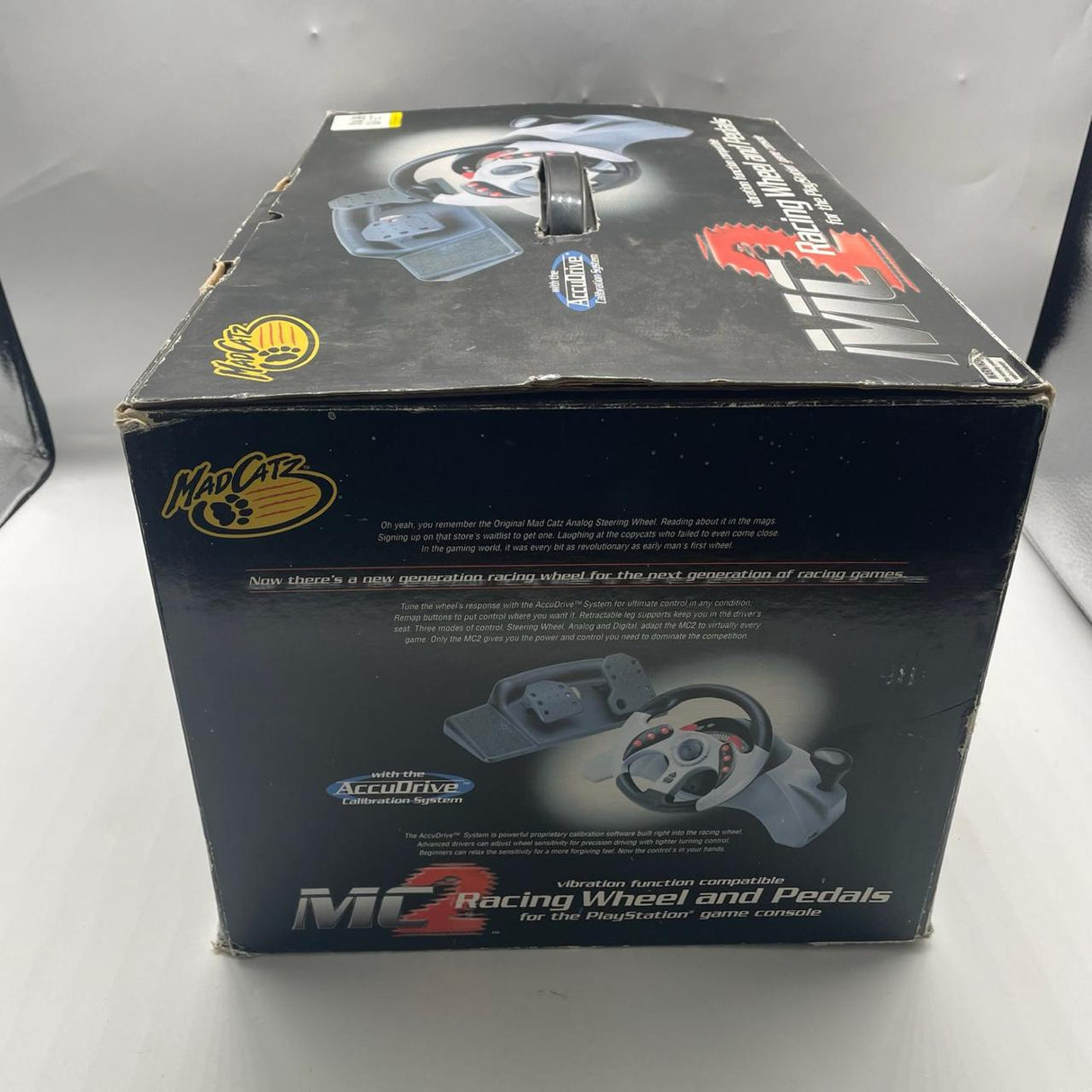 Mad Catz MC2 Racing Wheel & Pedals Playstation 2 PS2 PAL