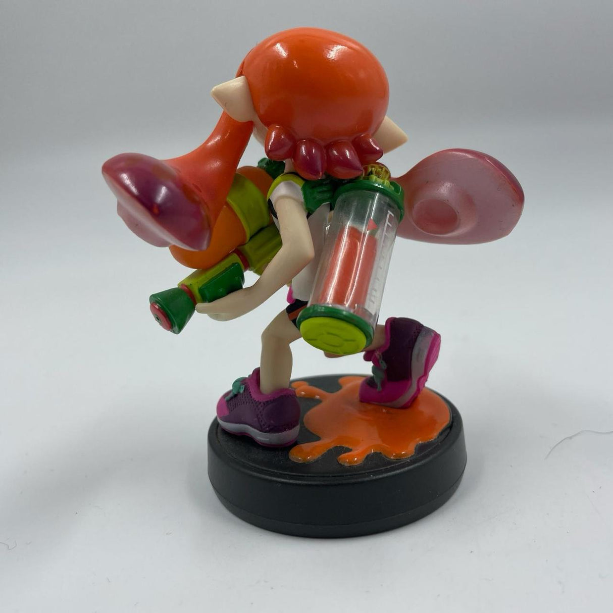 Orange Inkling Girl Splatoon Amiibo Figure