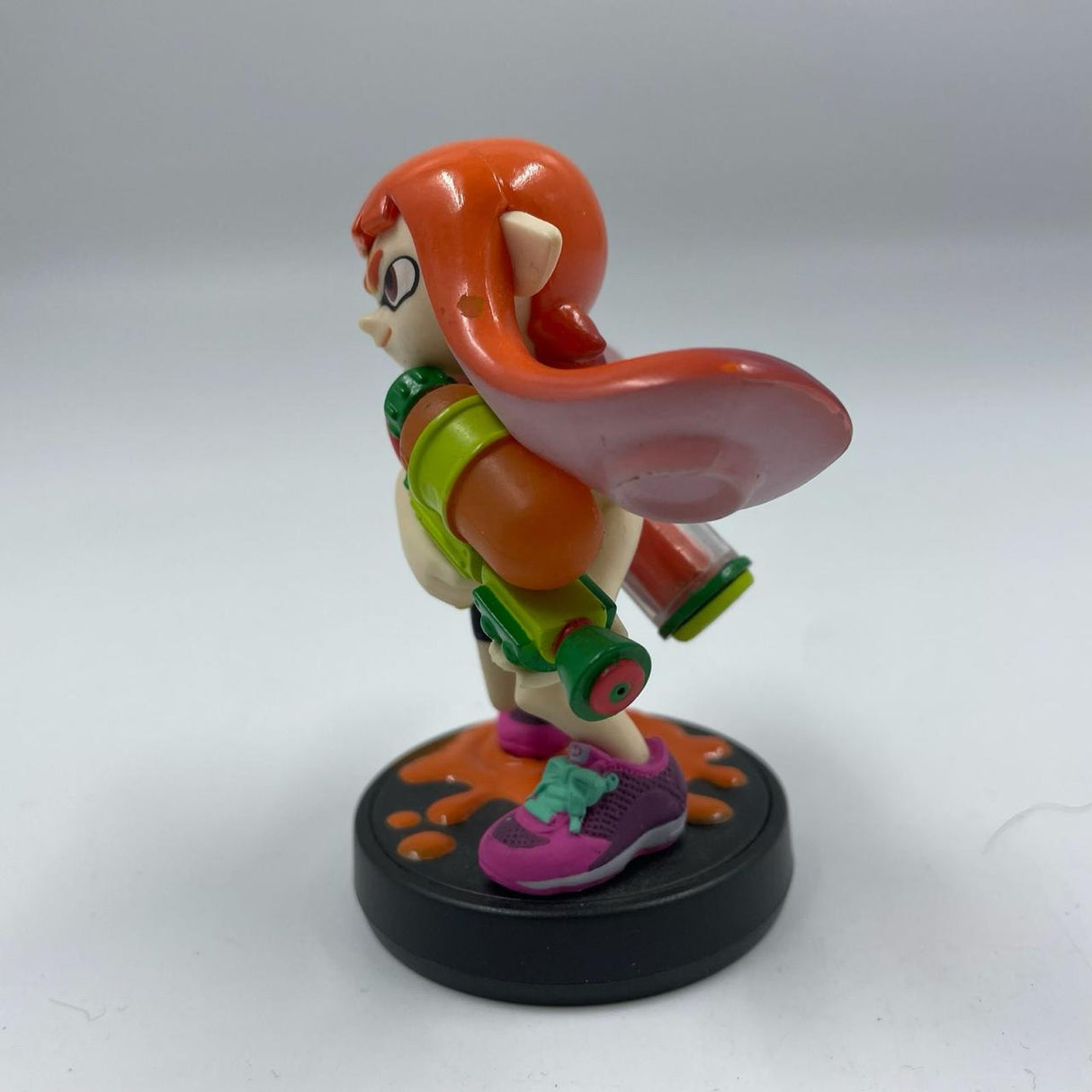 Orange Inkling Girl Splatoon Amiibo Figure