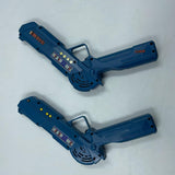 Vintage Retro SEGA Lock-on Laser Gun Pair + Headsets