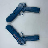 Vintage Retro SEGA Lock-on Laser Gun Pair + Headsets