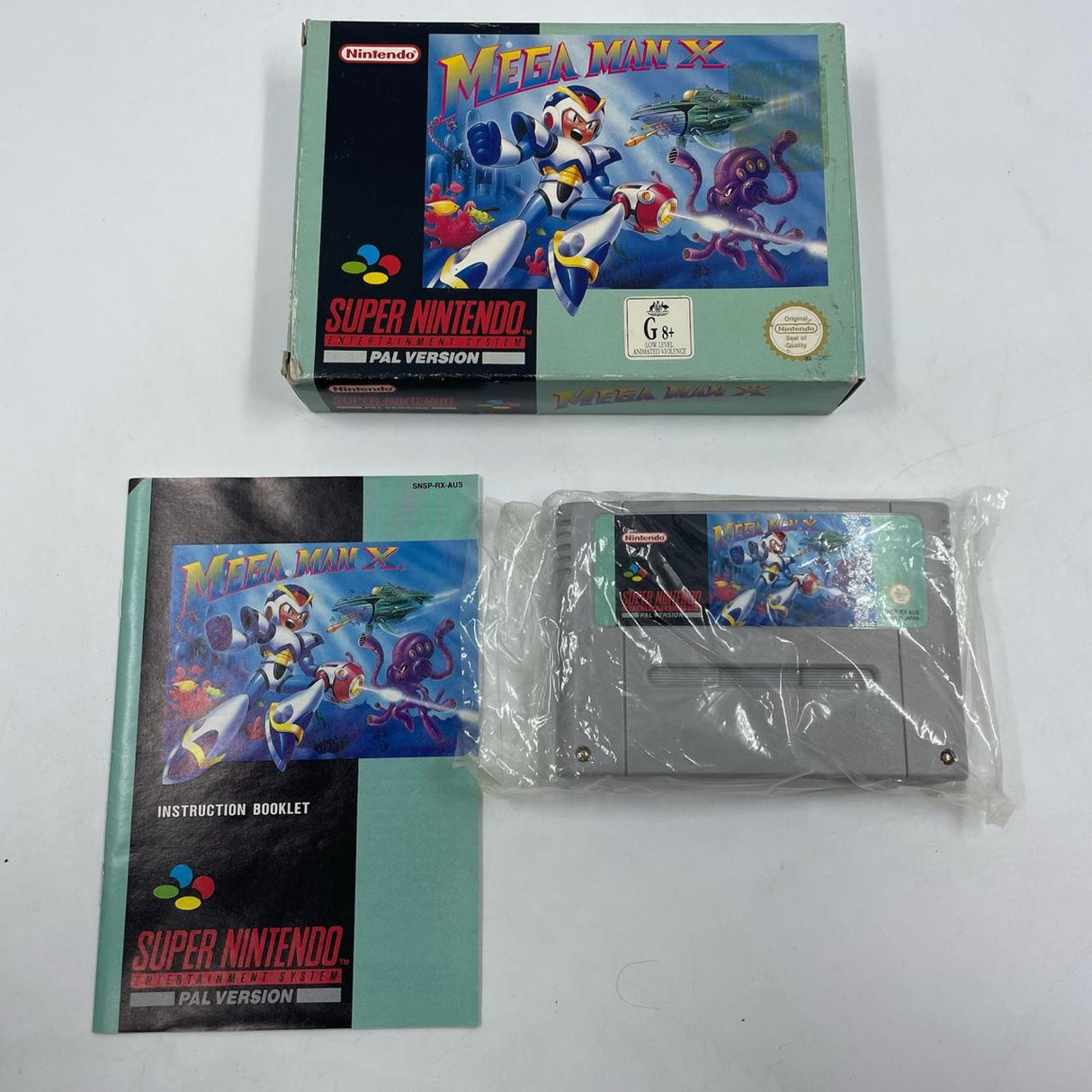 Mega Man X Super Nintendo Entertainment System SNES Game PAL Boxed