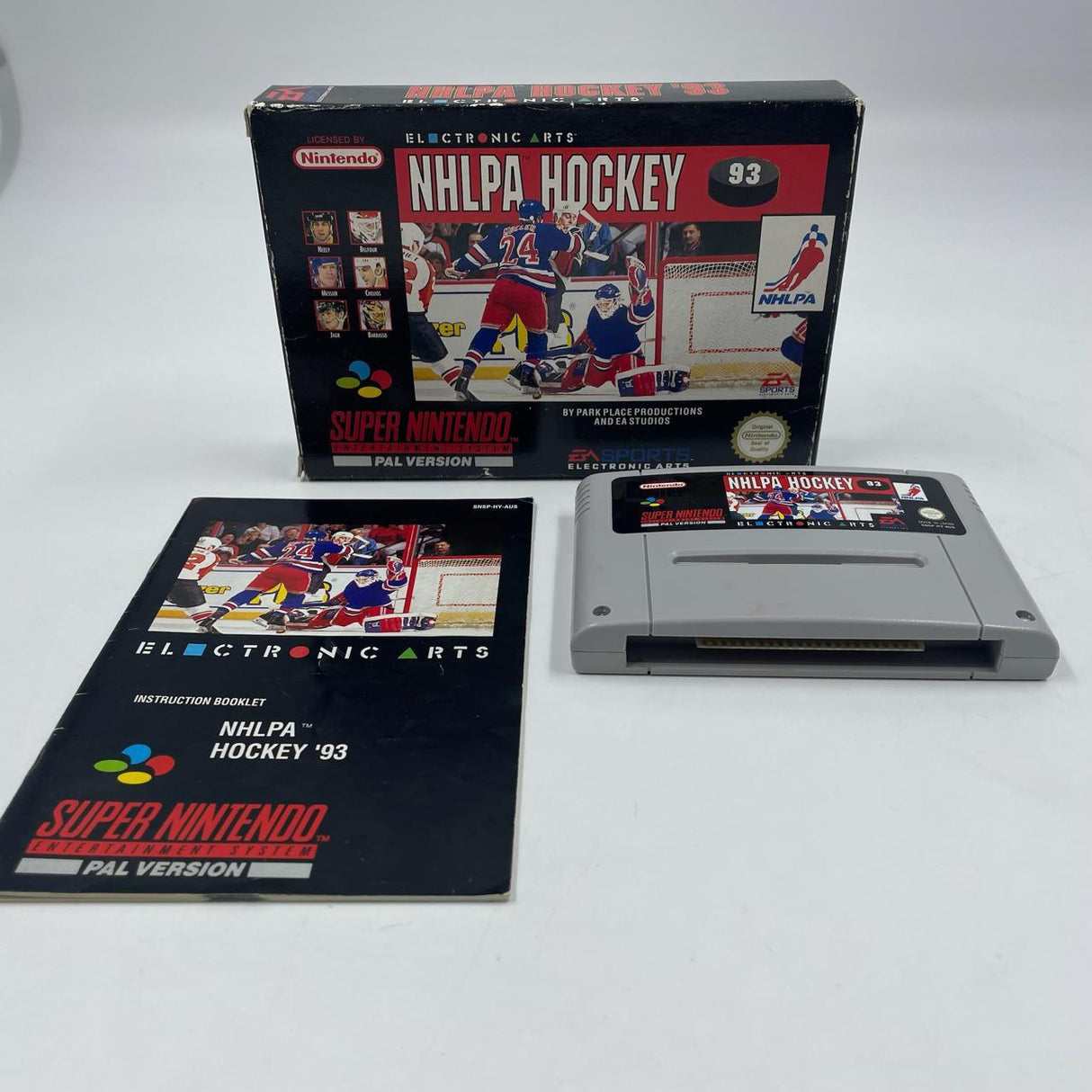 NHLPA Hockey Super Nintendo SNES Game Boxed PAL