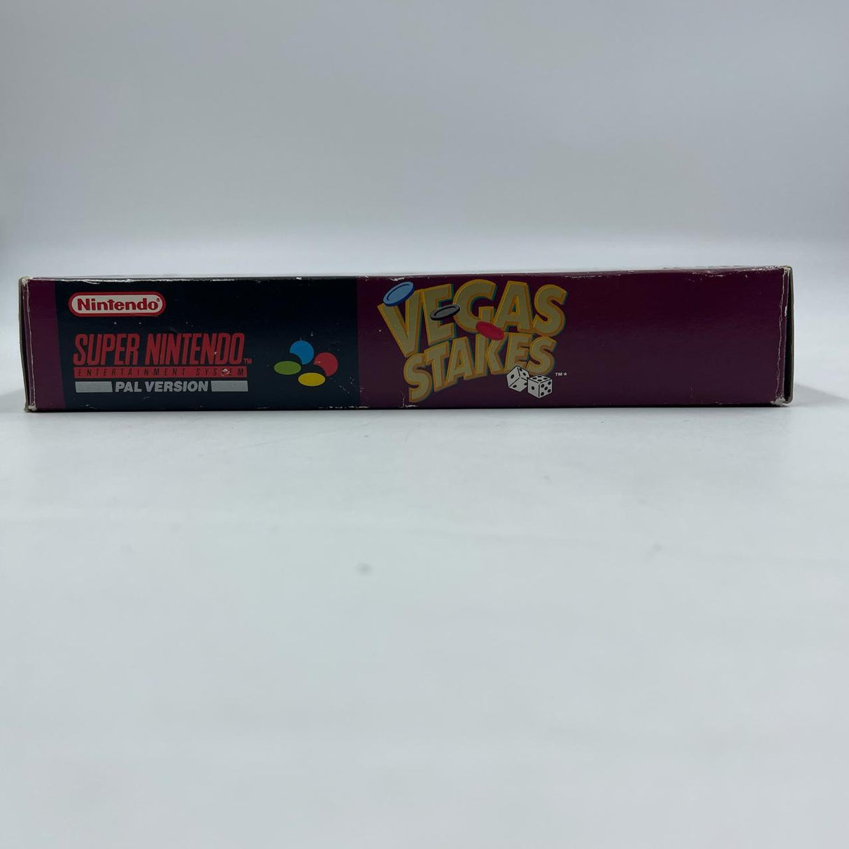 Vegas Stakes Super Nintendo Entertainment System SNES Game PAL Boxed