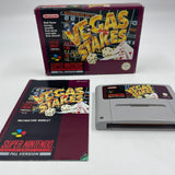 Vegas Stakes Super Nintendo Entertainment System SNES Game PAL Boxed