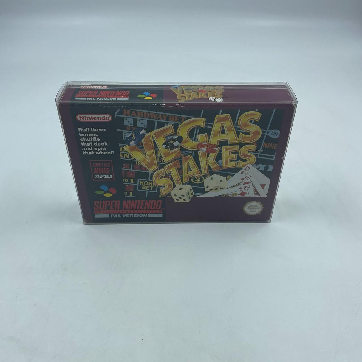 Vegas Stakes Super Nintendo Entertainment System SNES Game PAL Boxed