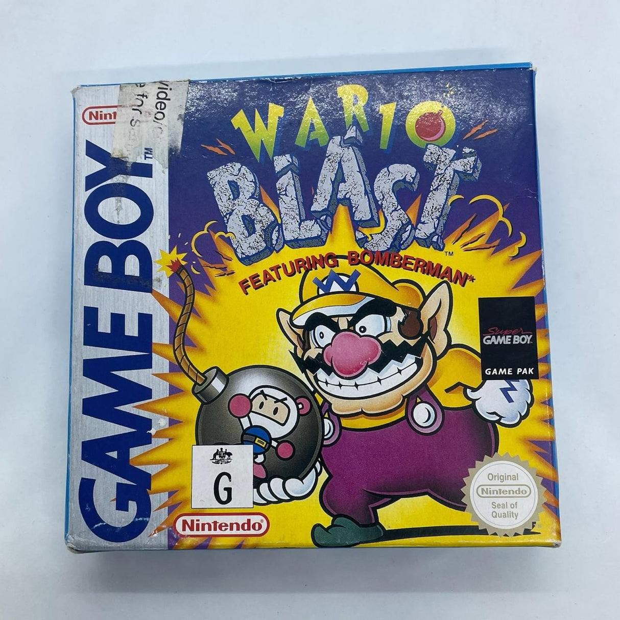 Wario Blast Nintendo Gameboy Original Game Boxed Complete