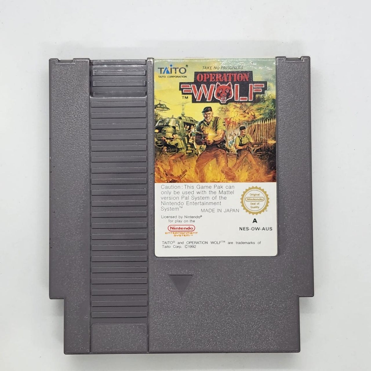 Operation Wolf Nintendo Entertainment System NES Game PAL