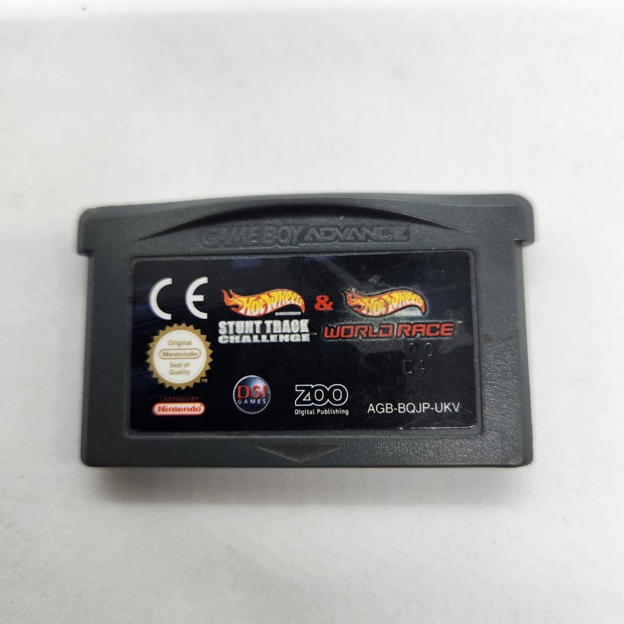 Hotwheels Stunt Truck Challenge And Hotwheels World Race Nintendo Gameboy Advance GBA Game Cartridge