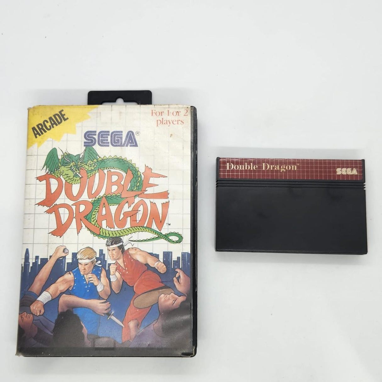 Double Dragon Sega Master System Game PAL