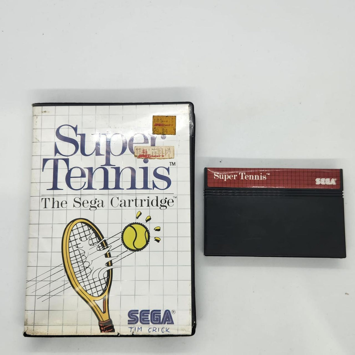 Super Tennis Sega Master System Game PAL