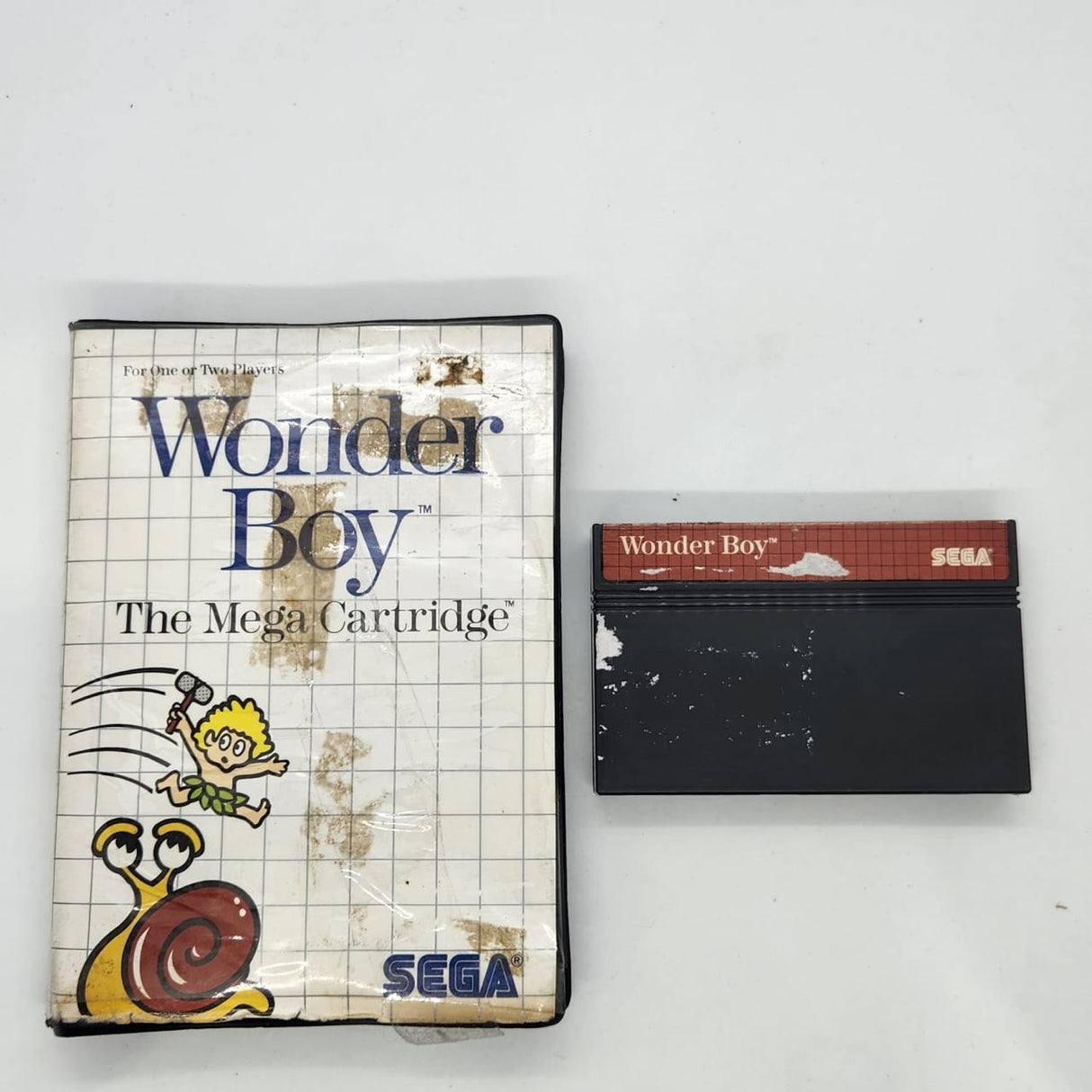 Wonder Boy Sega Master System Game PAL