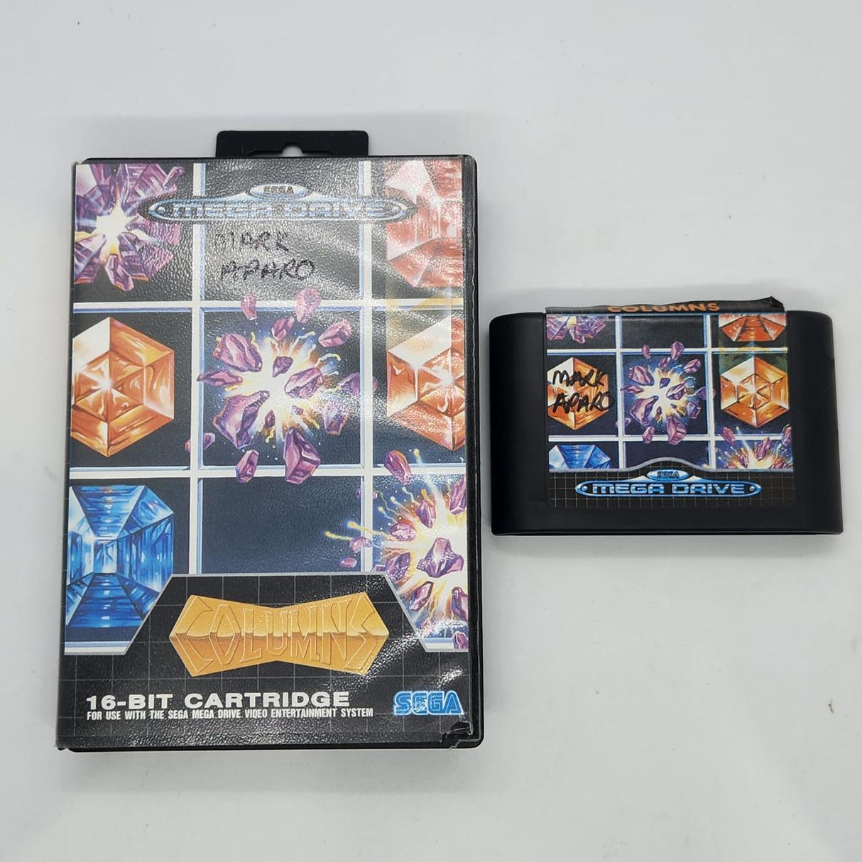 Columns Sega Mega Drive Game PAL