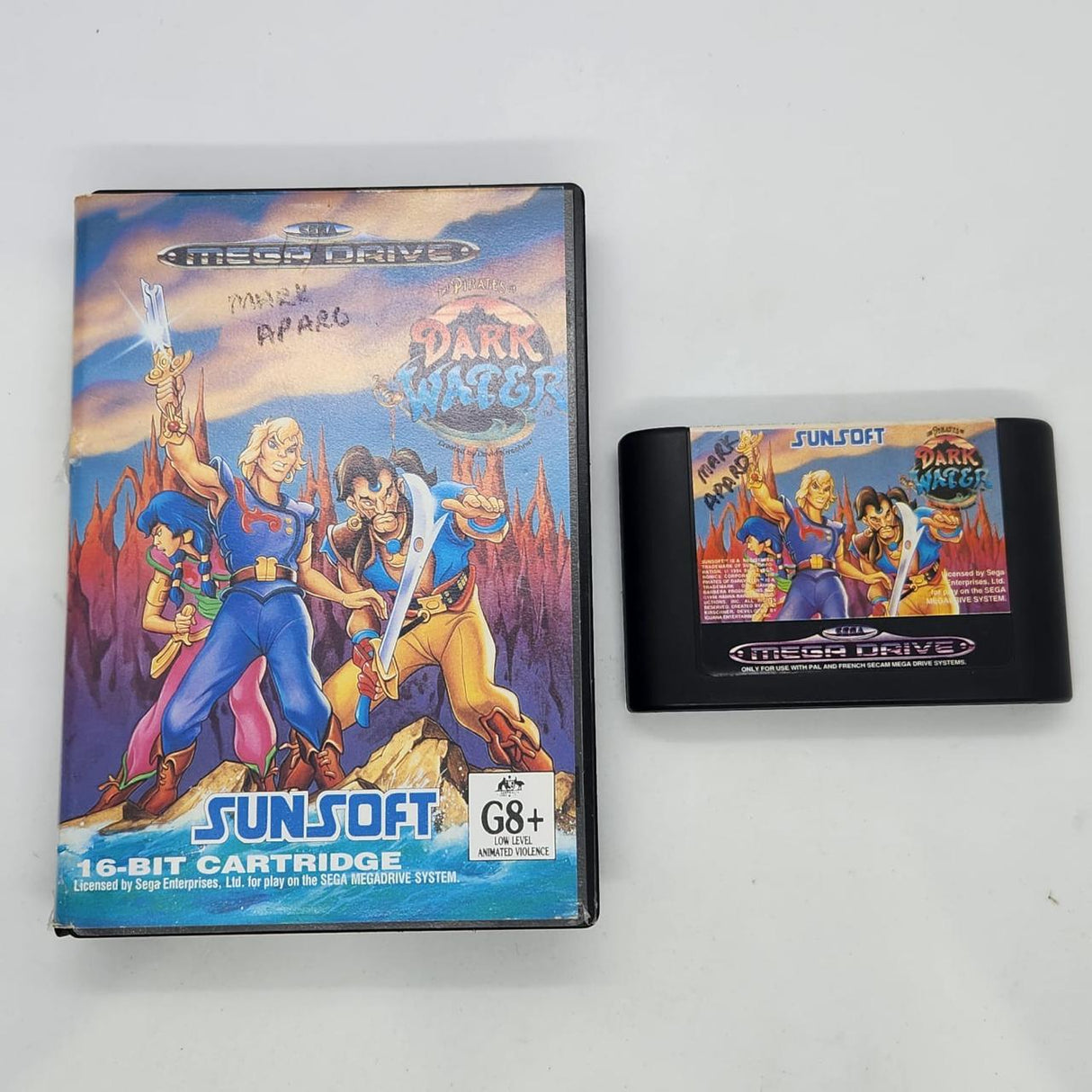 Pirates Of Dark Water Sega Mega Drive Game PAL