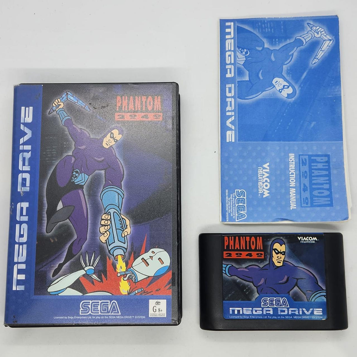 Phantom 2040 Sega Mega Drive Game + Manual  PAL