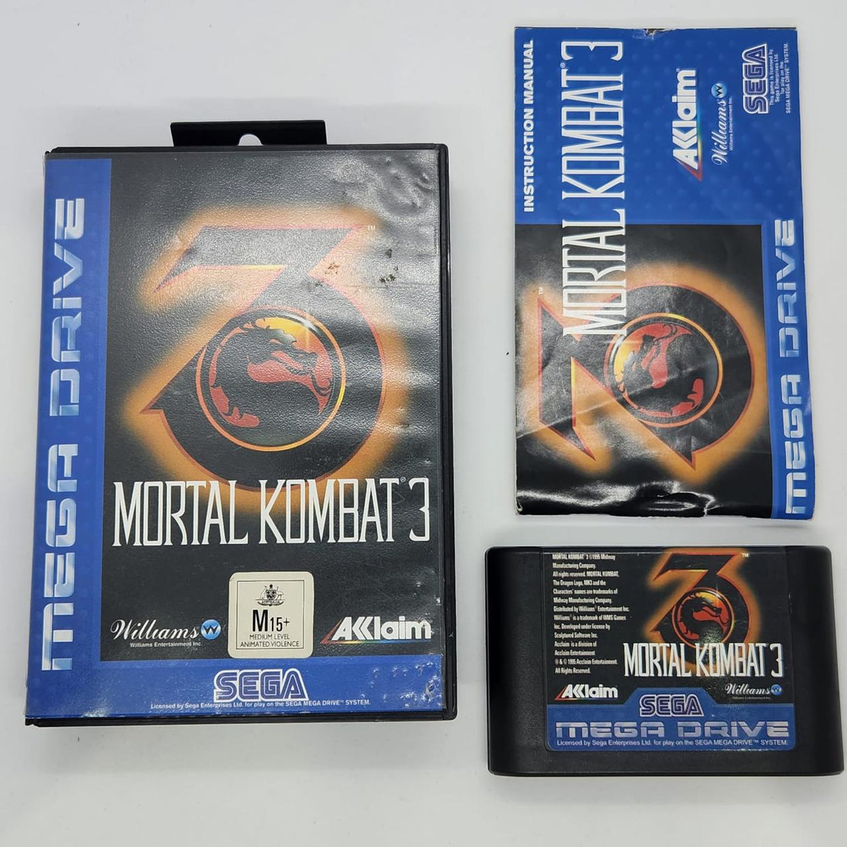 Mortal Kombat 3 Sega Mega Drive Game PAL