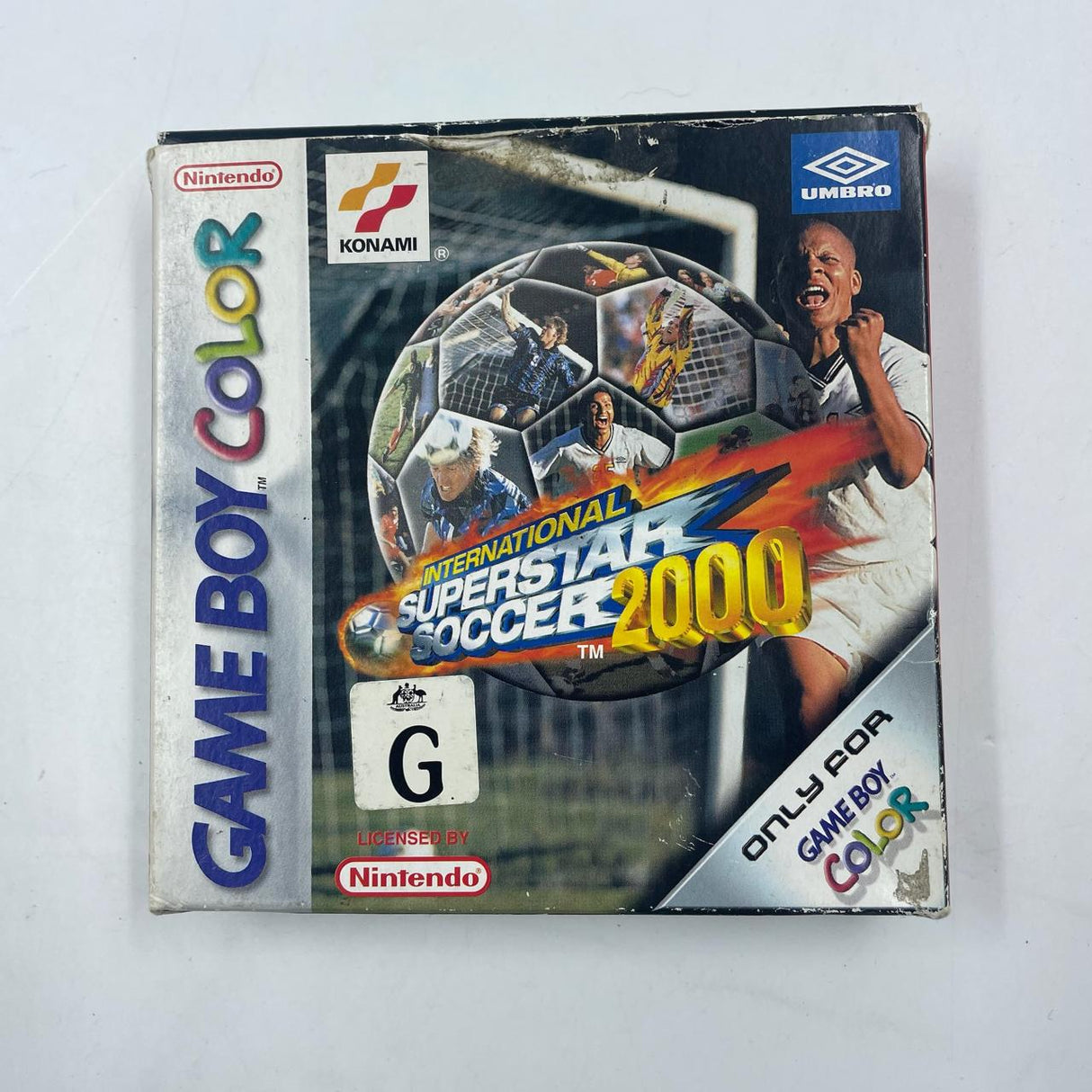 International Superstar Soccer 2000 Nintendo Gameboy Color Game + Manual Boxed