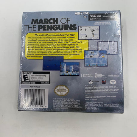 March Of The Penguins Nintendo Gameboy Advance Game Brand New SEALED