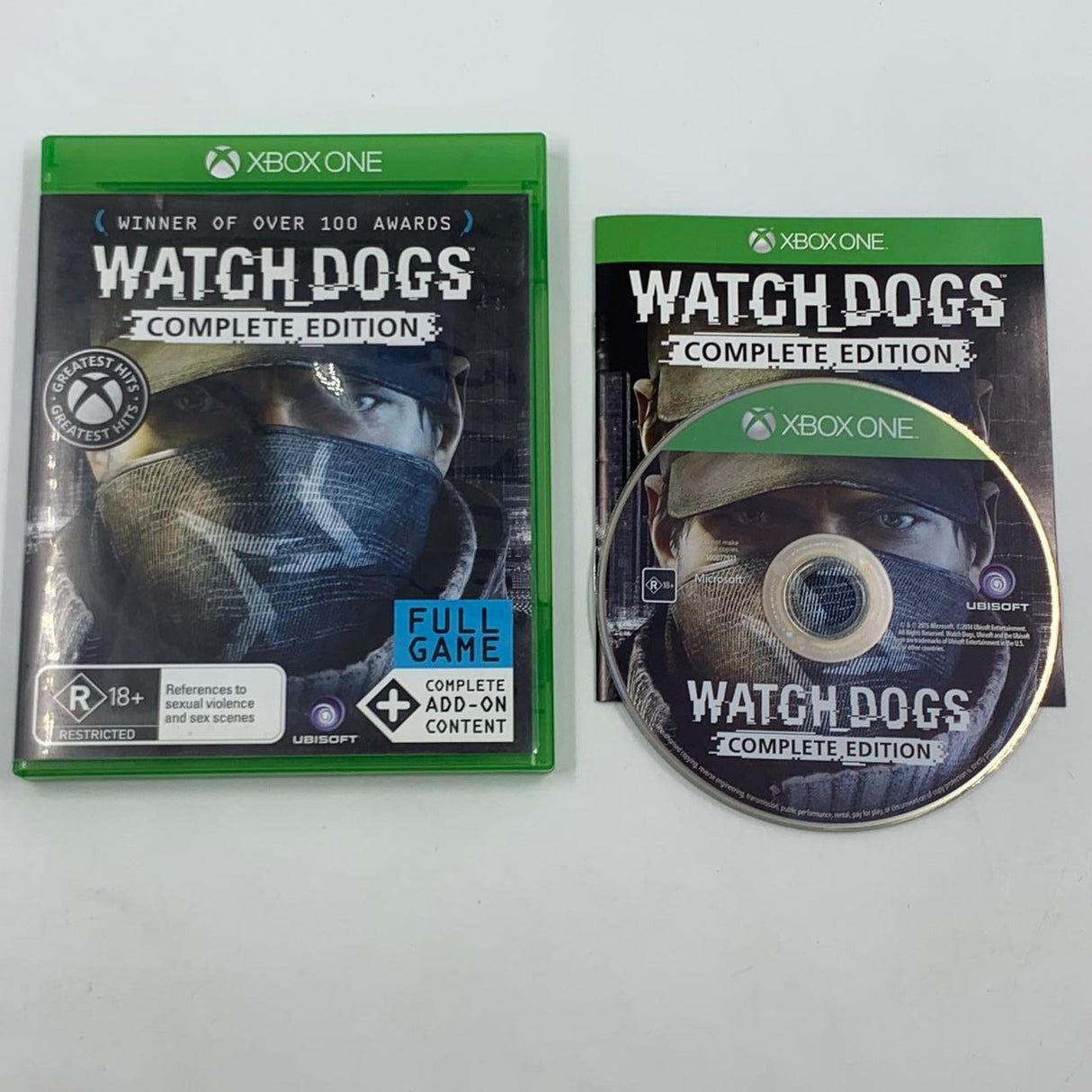 Watch Dogs Complete Edition Xbox One Game + Manual