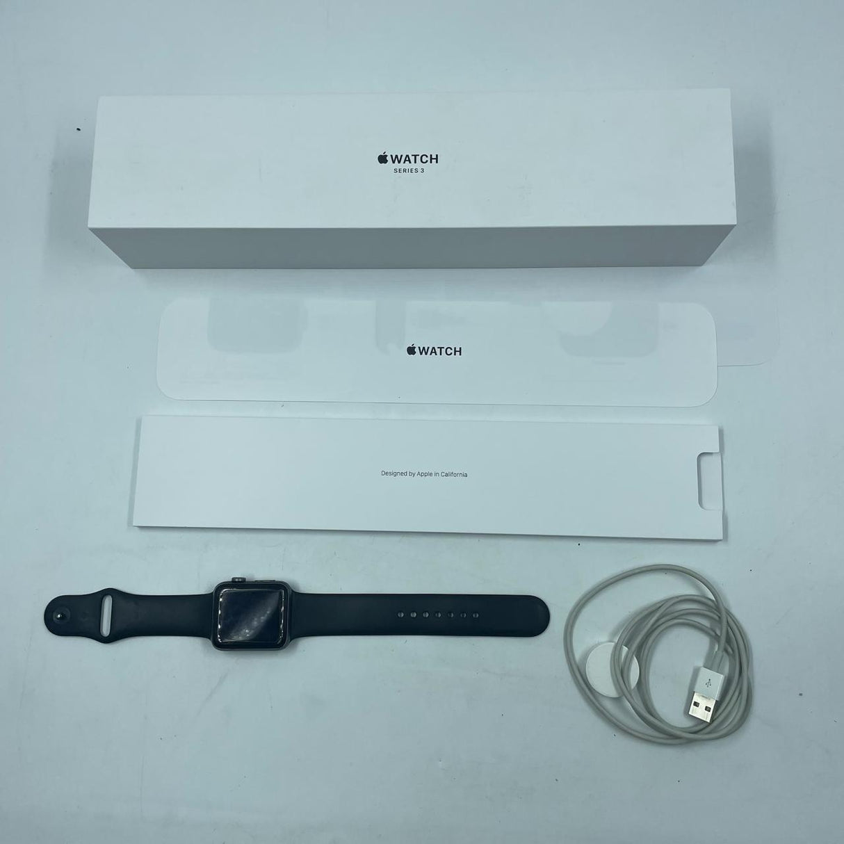 Black Apple Watch Series 3 Boxed