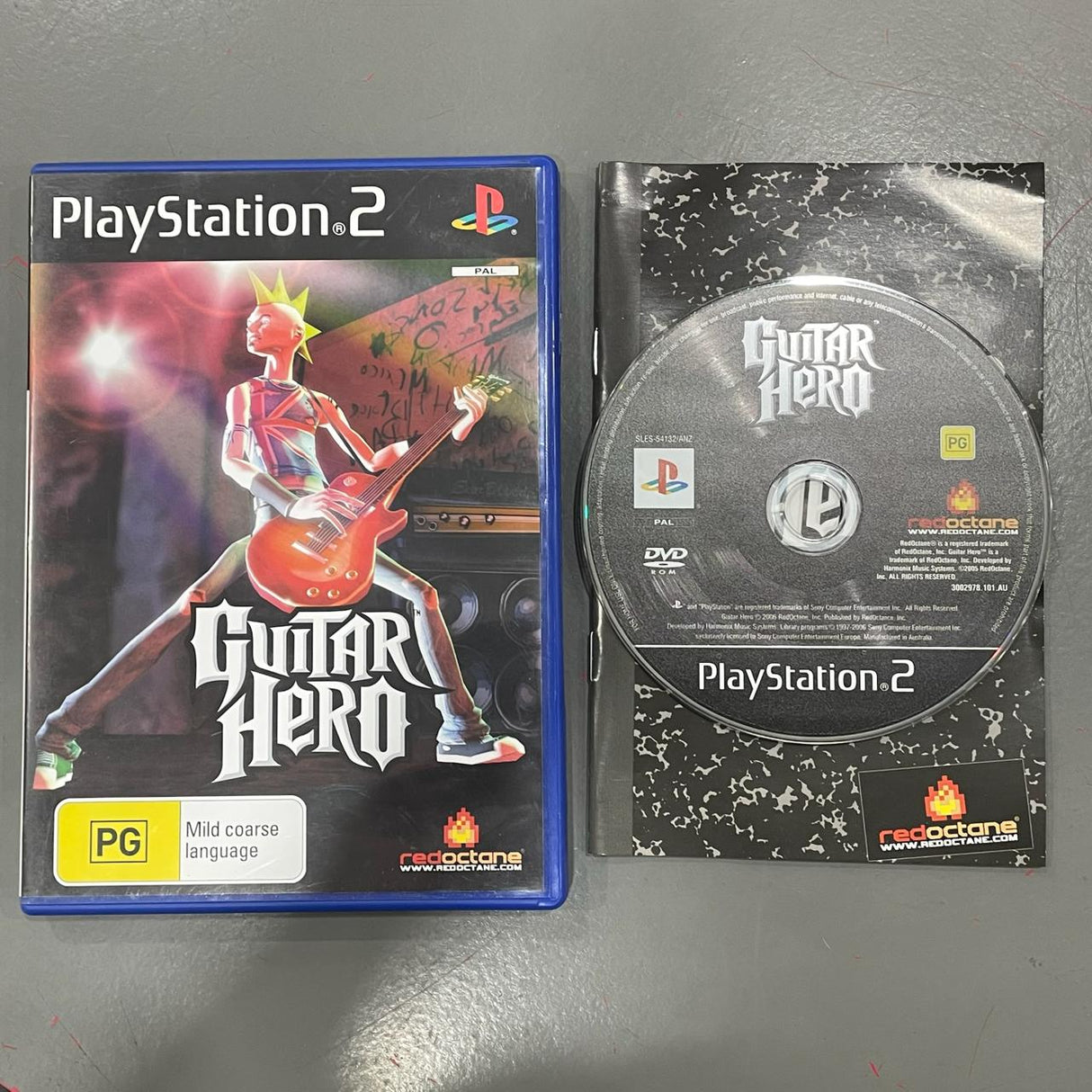 Guitar Hero Bundle Wired 1 & 2 Playstation 2 PS2 Controlle