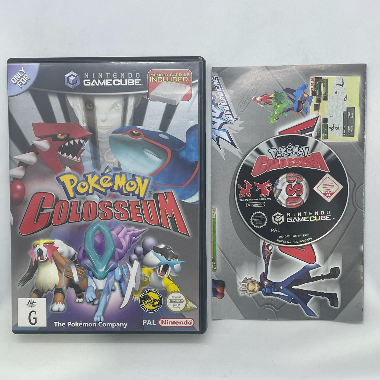 Pokemon Colosseum Nintendo Gamecube Game + Manual PAL