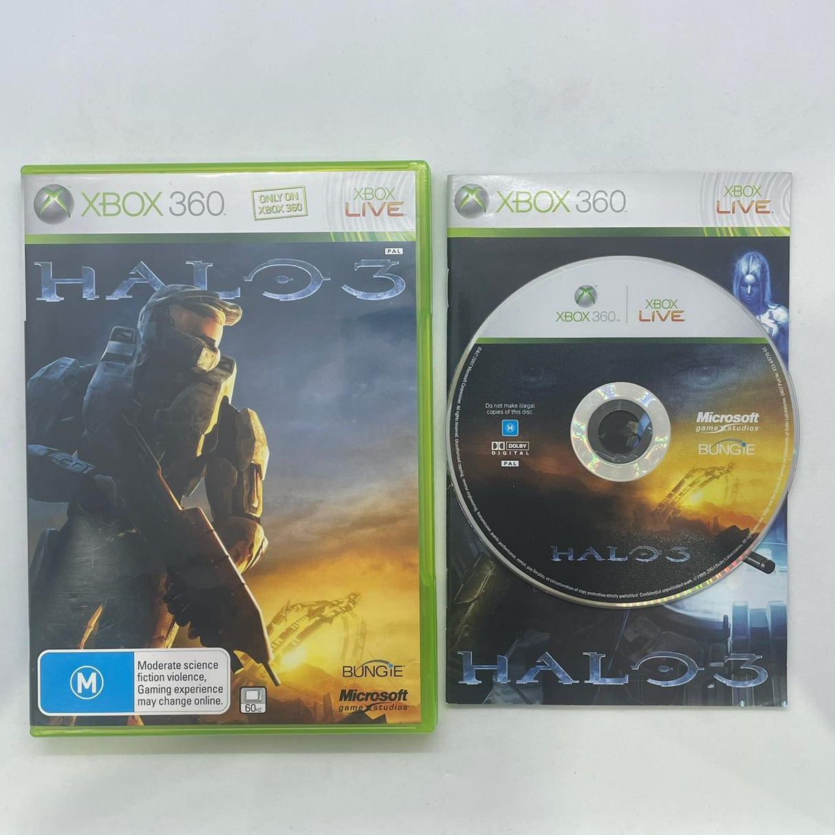 Halo 3 Xbox 360 Game + Manual PAL