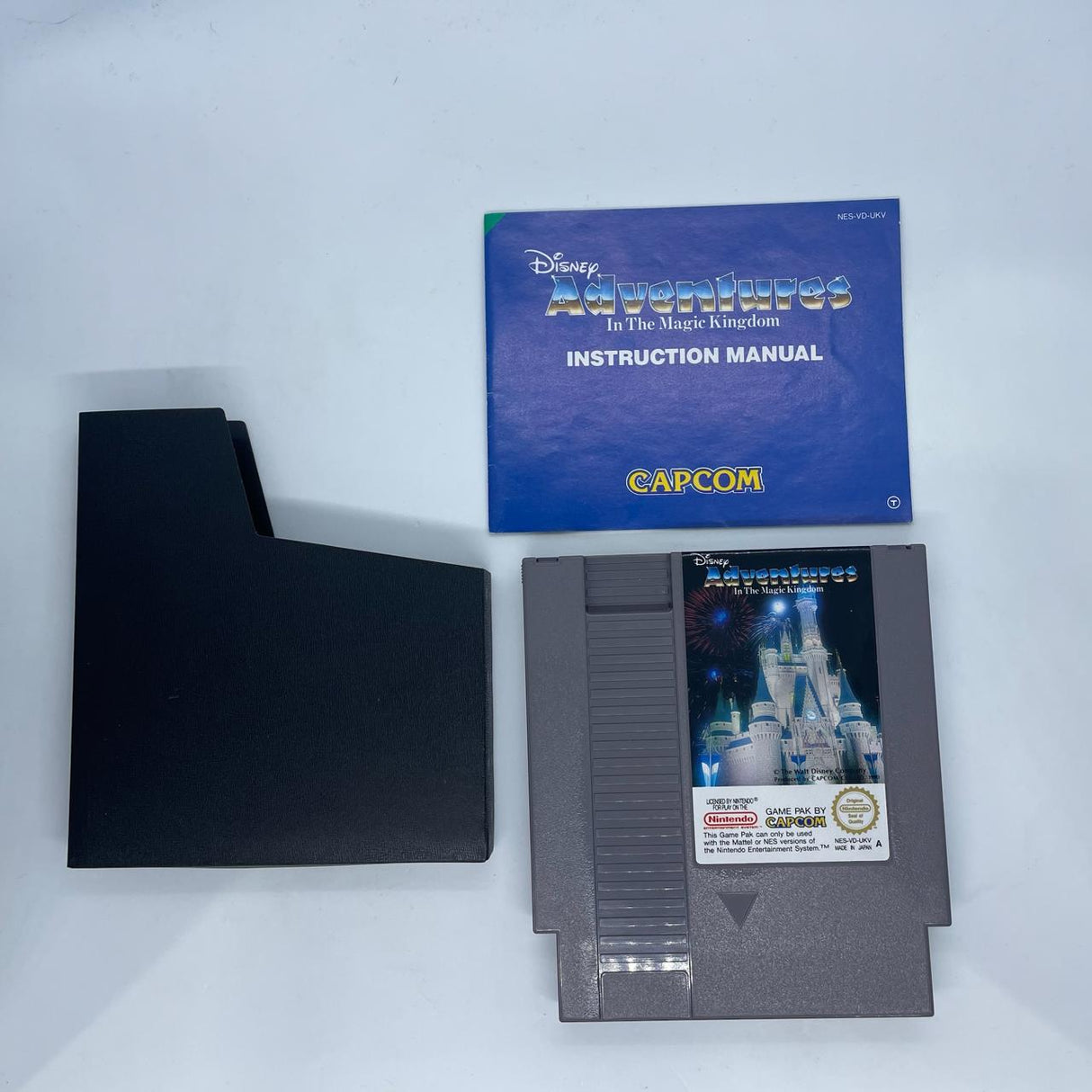 Disney Adventures In The Magic Kingdom Nintendo Entertainment System NES Game + Manual PAL