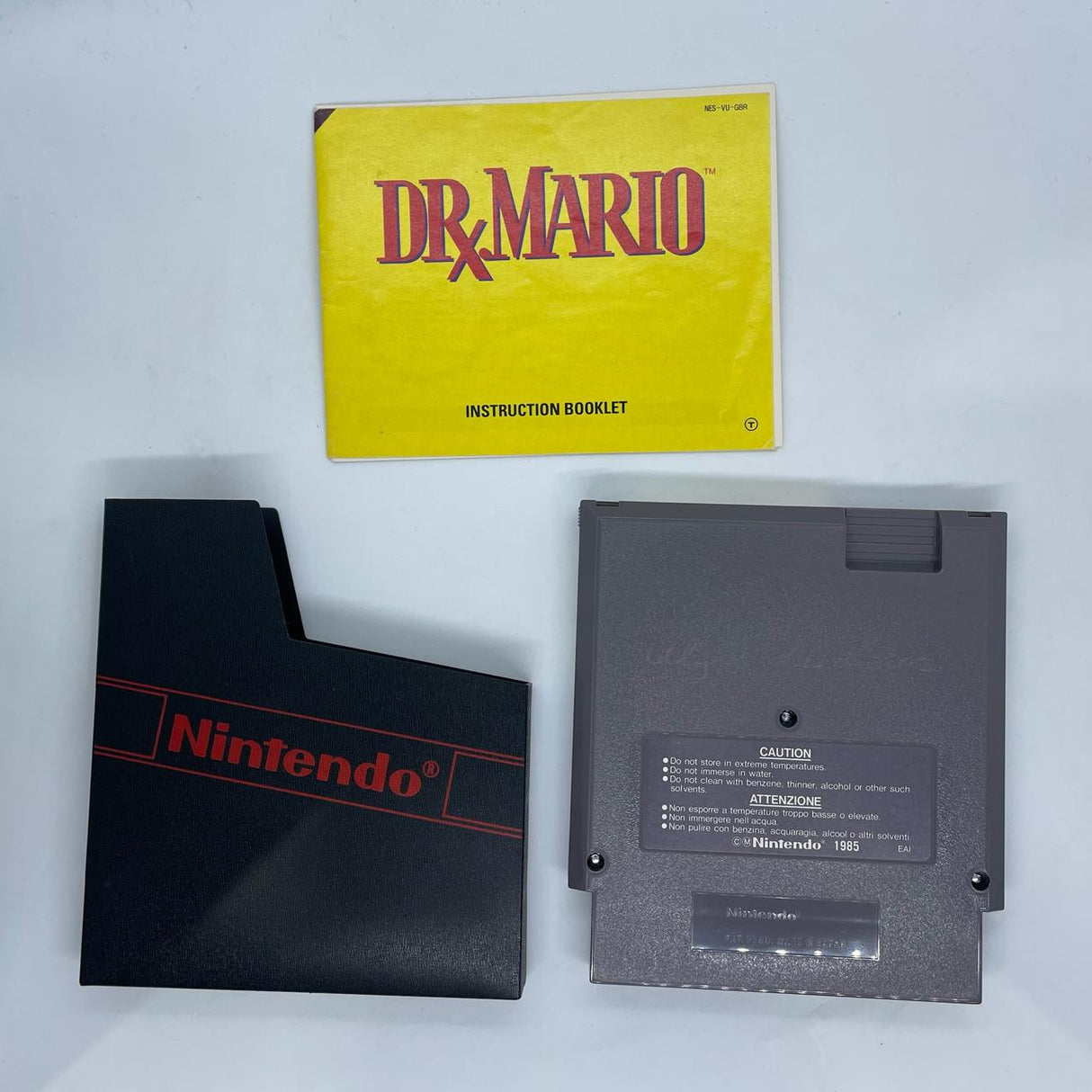 Dr X Mario Nintendo Entertainment System NES Game + Manual PAL