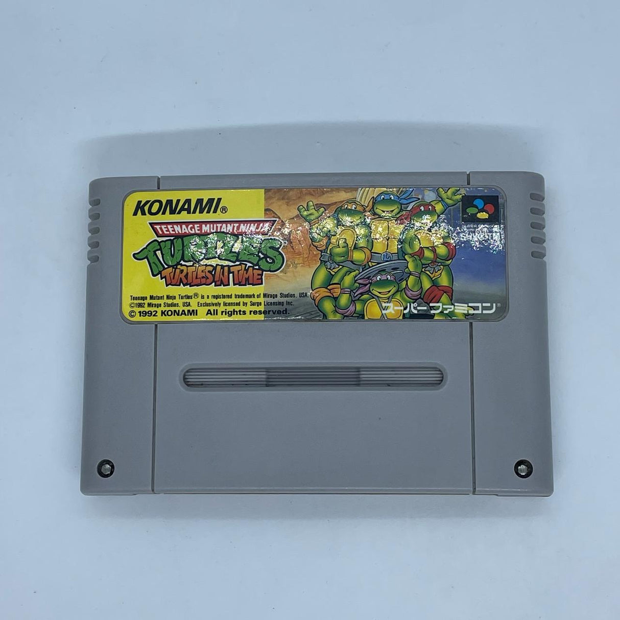 Teenage Mutant Ninja TMNT Turtles In Time Super Famicom SNES Game NTSC-J