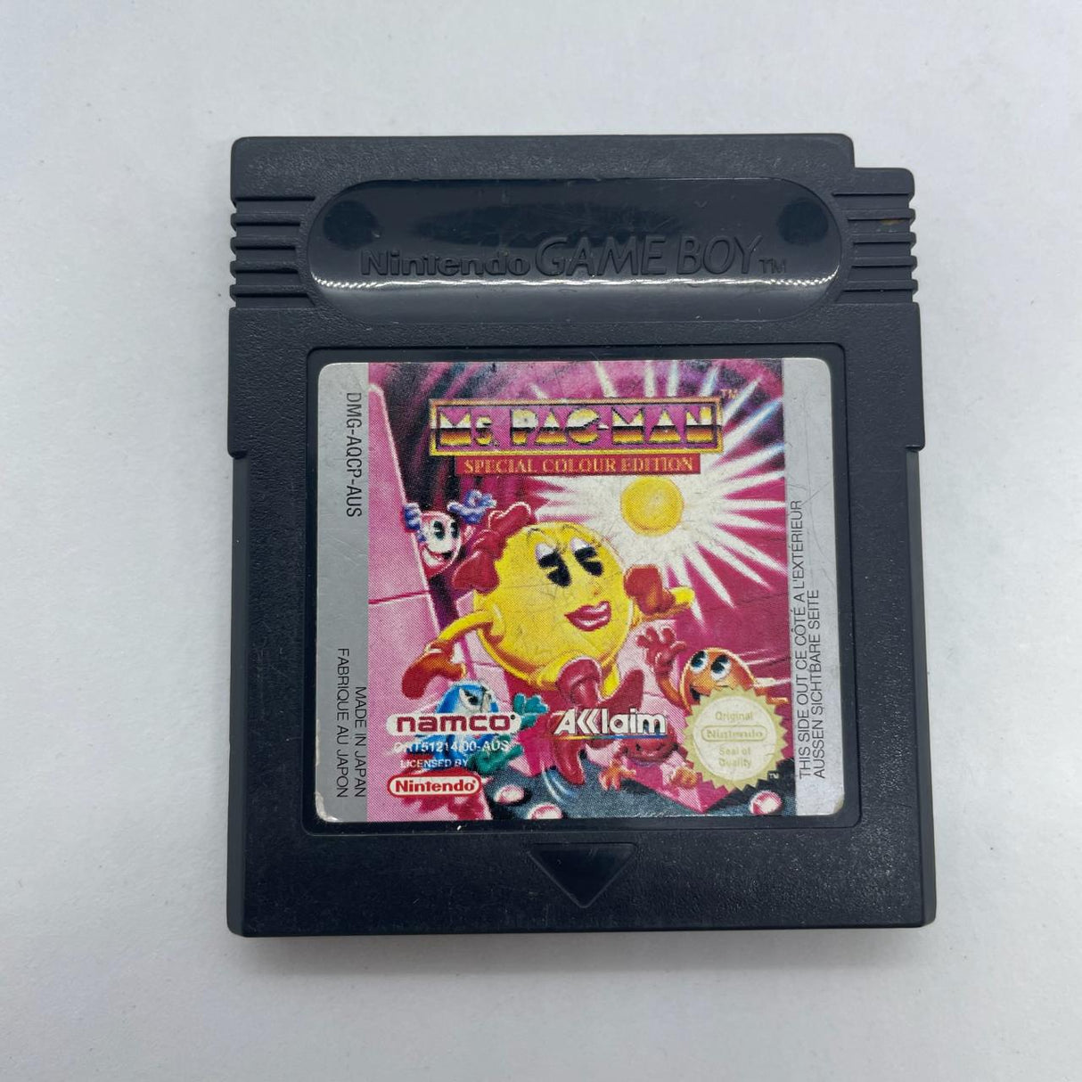 Ms Pacman Special Colour Edition Nintendo Gameboy Original Game Cartridge