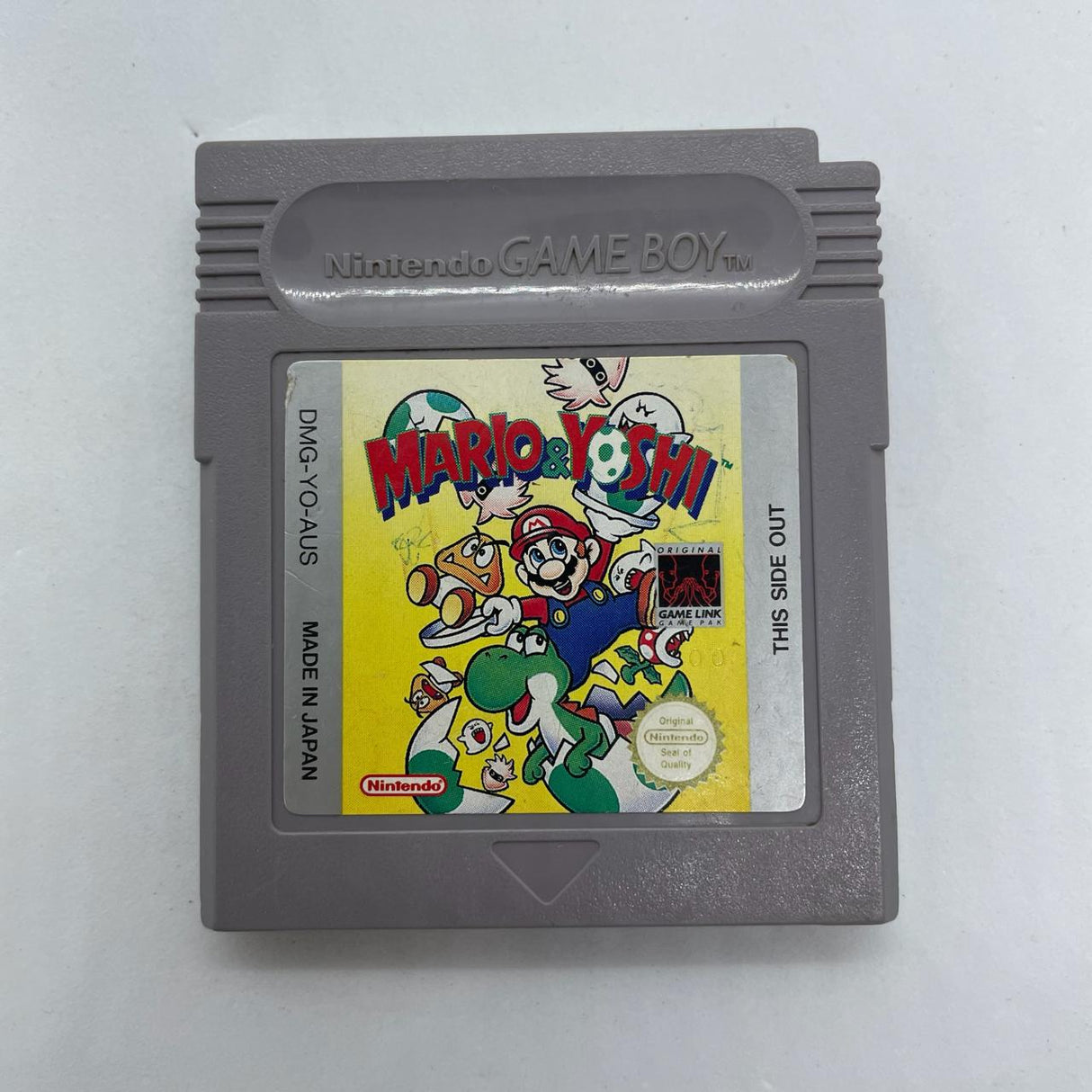 Mario & Yoshi Nintendo Gameboy Original Game Cartridge