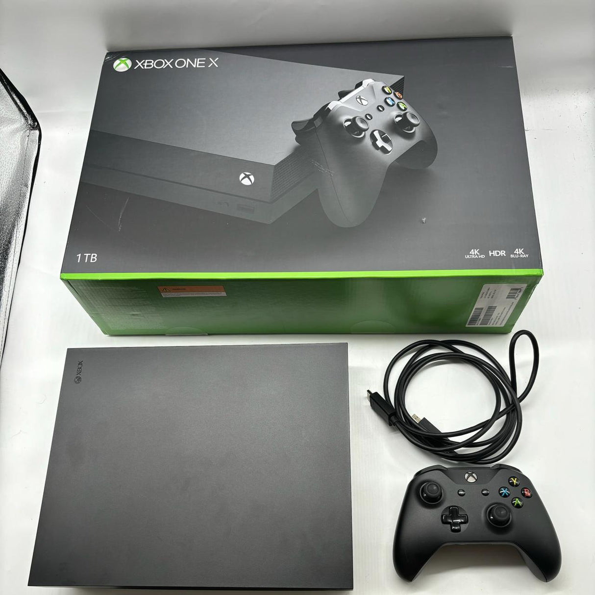 Xbox One X 1TB Black Console With Controller Boxed