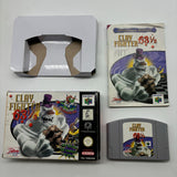 Clay Fighter 63 1/3 Nintendo 64 N64 Game Boxed