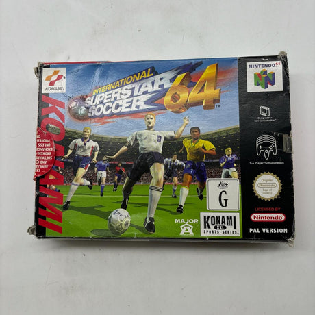 International Super Star Soccer 64 Nintendo 64 N64 Game Boxed