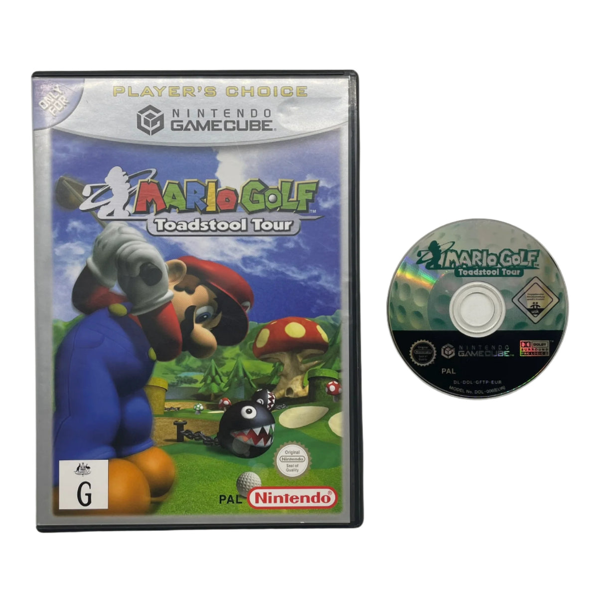 Mario Golf Toadstool Tour Nintendo GameCube Game PAL