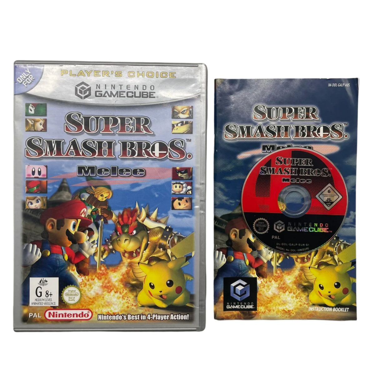 Super Smash Bros Melee Nintendo GameCube Game PAL