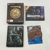 Uncharted 4 A Thief's End Special Steelbook Collector's Edition PlayStation 4 PS4 Game Complete Boxed