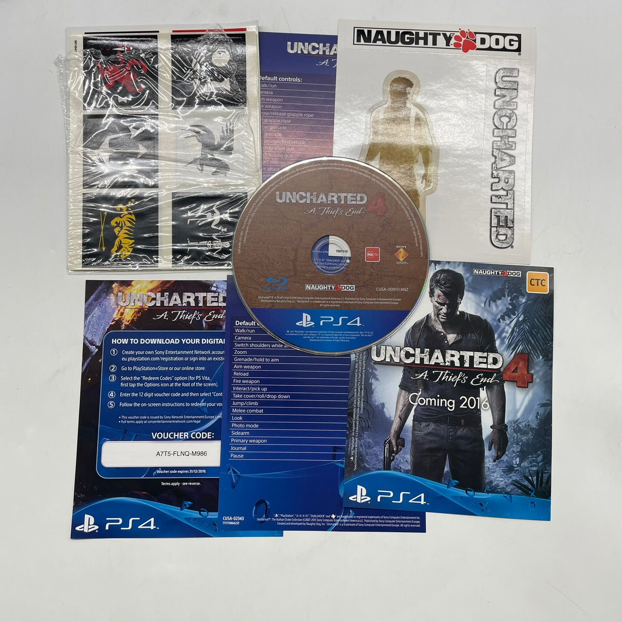 Uncharted 4 A Thief's End Special Steelbook Collector's Edition PlayStation 4 PS4 Game Complete Boxed