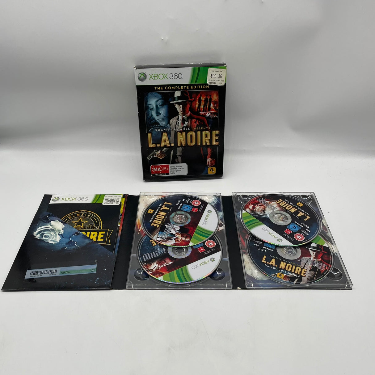 L.A. LA Noire The Complete Edition Xbox 360 Game + Manual Boxed