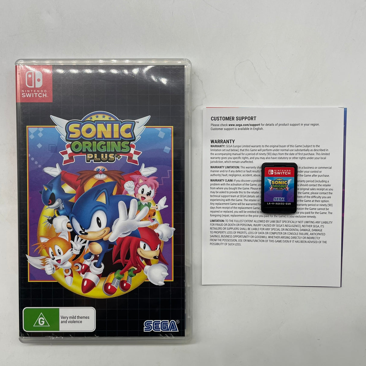 Sonic Origins Plus Nintendo Switch Limited Edition Game PAL