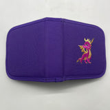 Spyro the Dragon CD DVD Blu-ray Disc Purple Case Holder Wallet Travel for PS1