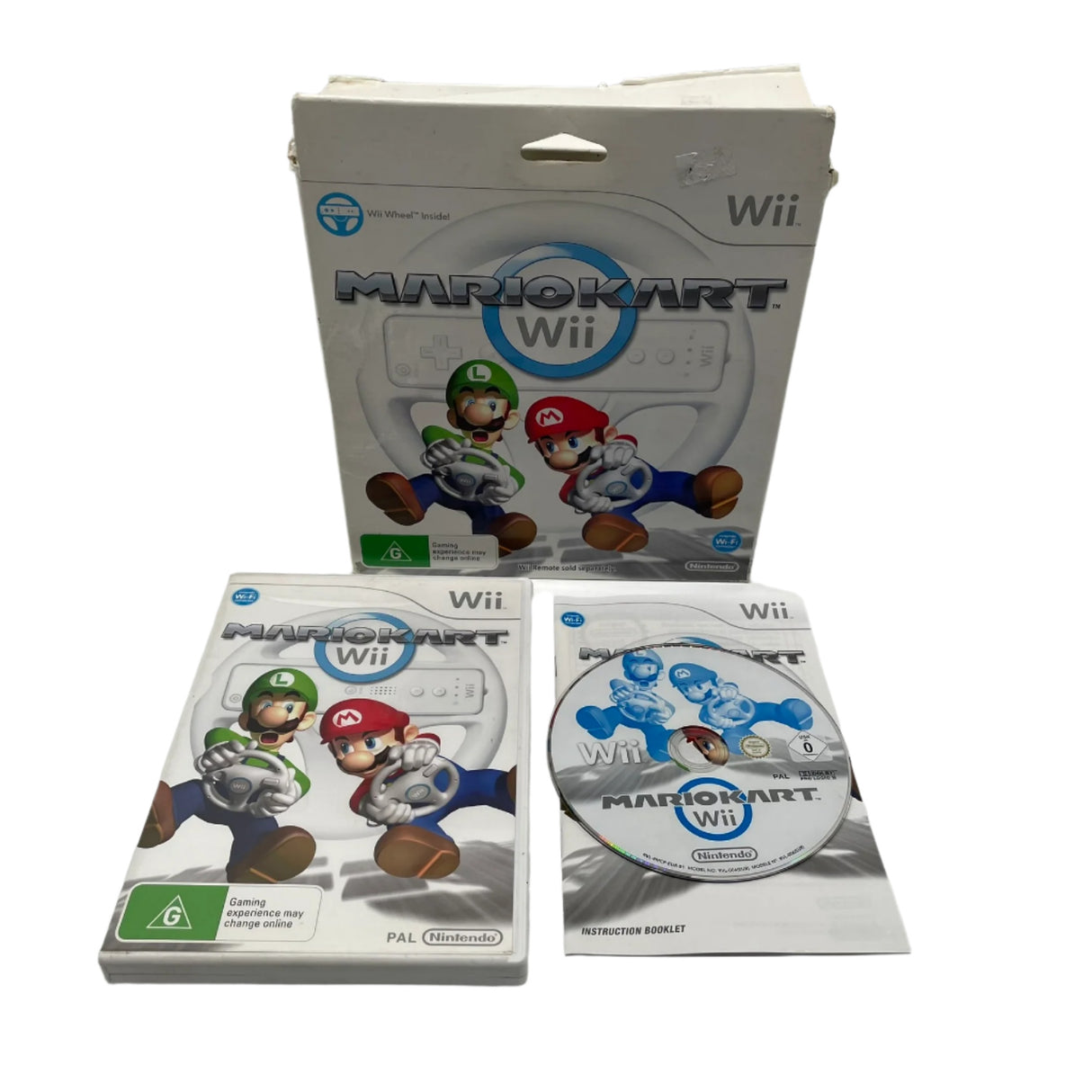 Mario Kart Wii Boxed Wii Wheel