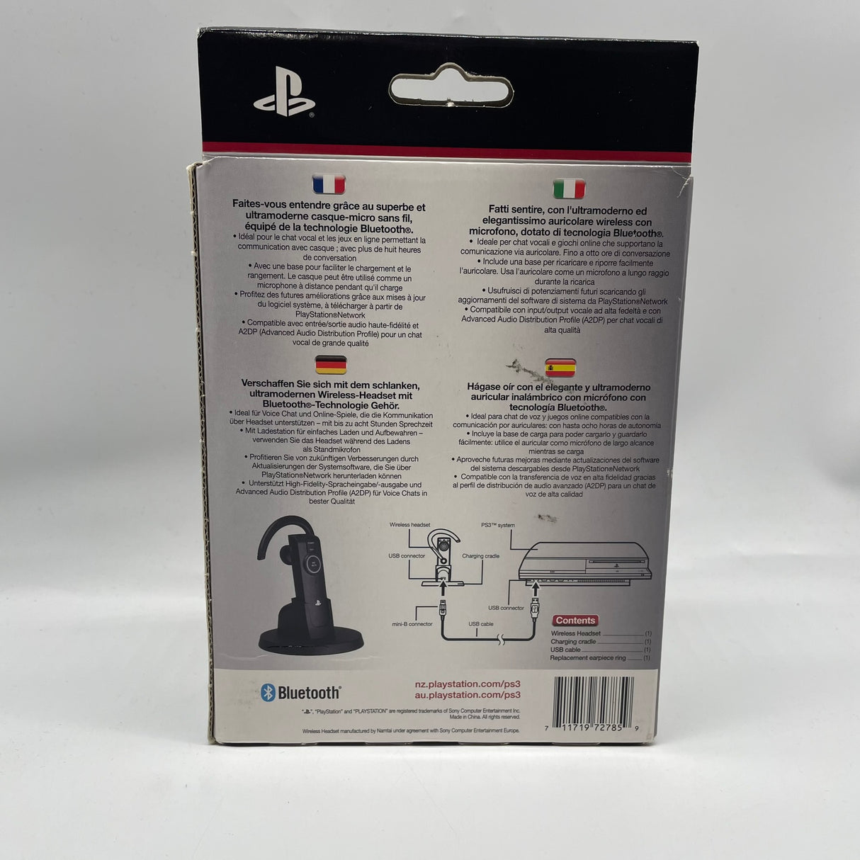 PlayStation 3 PS3 Wireless Headset Boxed Complete